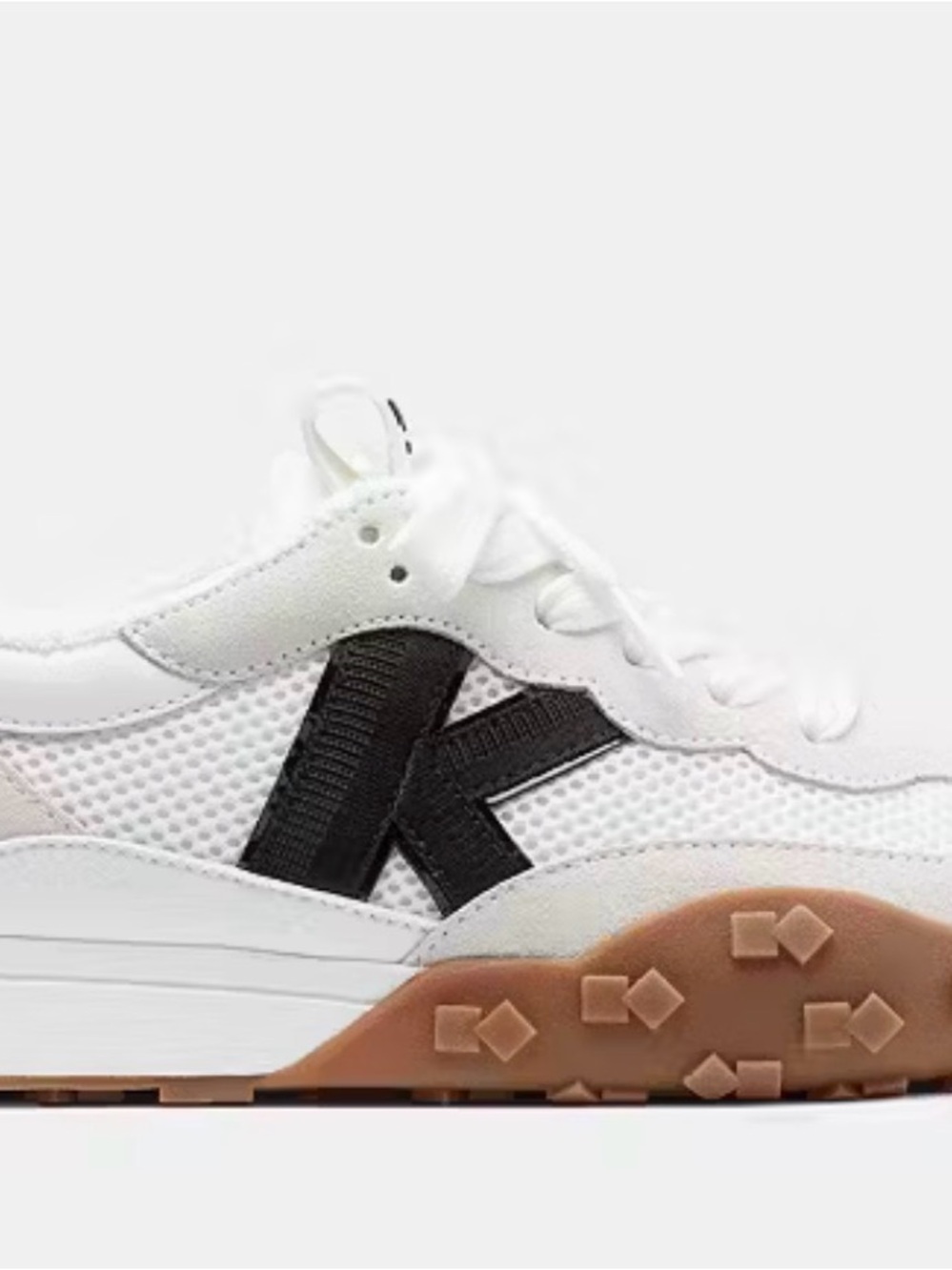kate spade White and Black Kids Sneakers